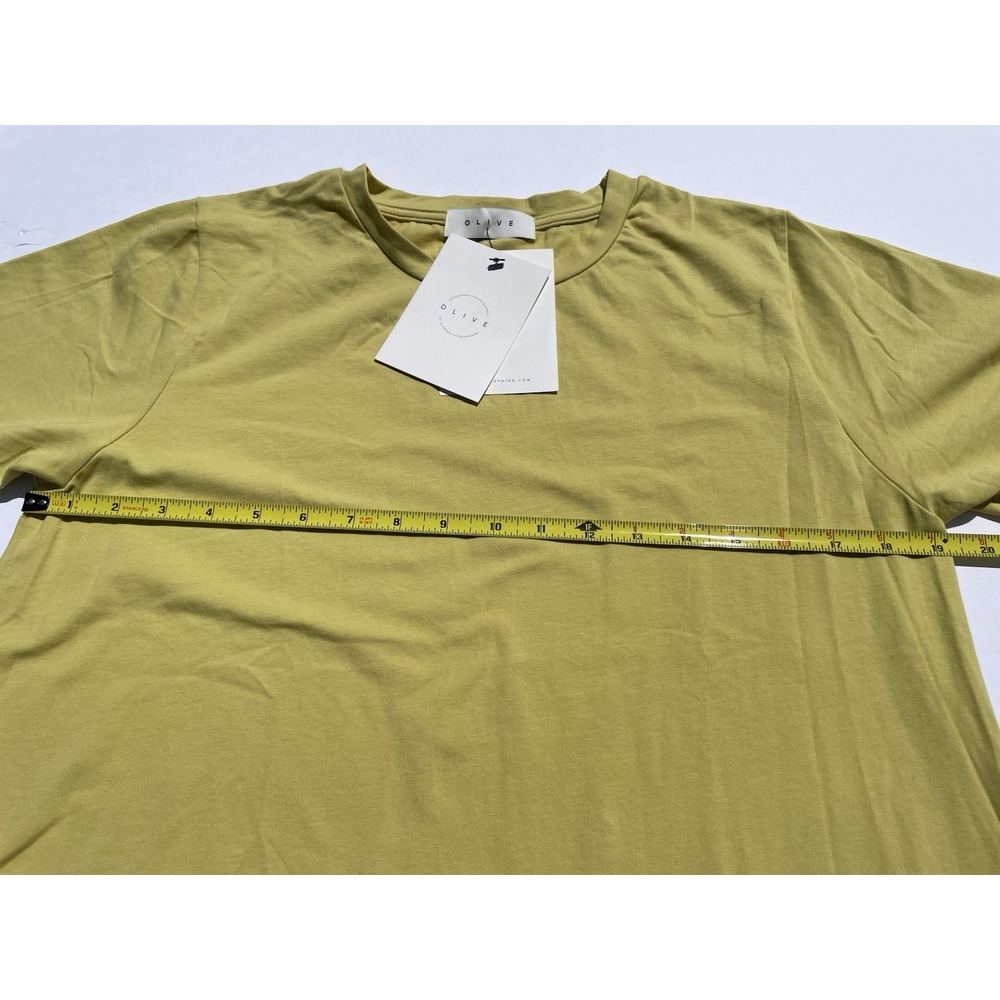 Olive Brand Womens Mustard Colored Tshirt Dress One‎ Size - Picture 6 of 14